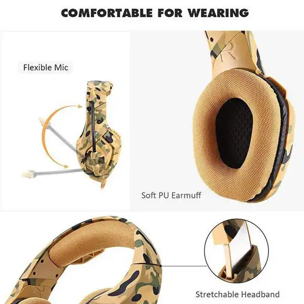 هدفون مخصوص بازی اونیکوما مدل K1B ارتشی