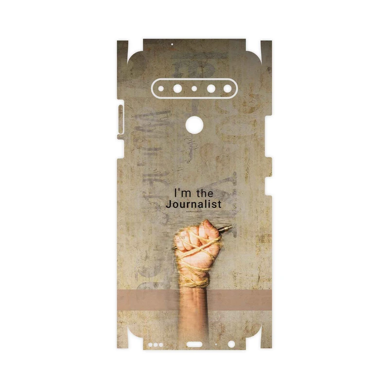 برچسب پوششی ماهوت مدل Journalist-FullSkin مناسب برای گوشی موبایل ال جی K61