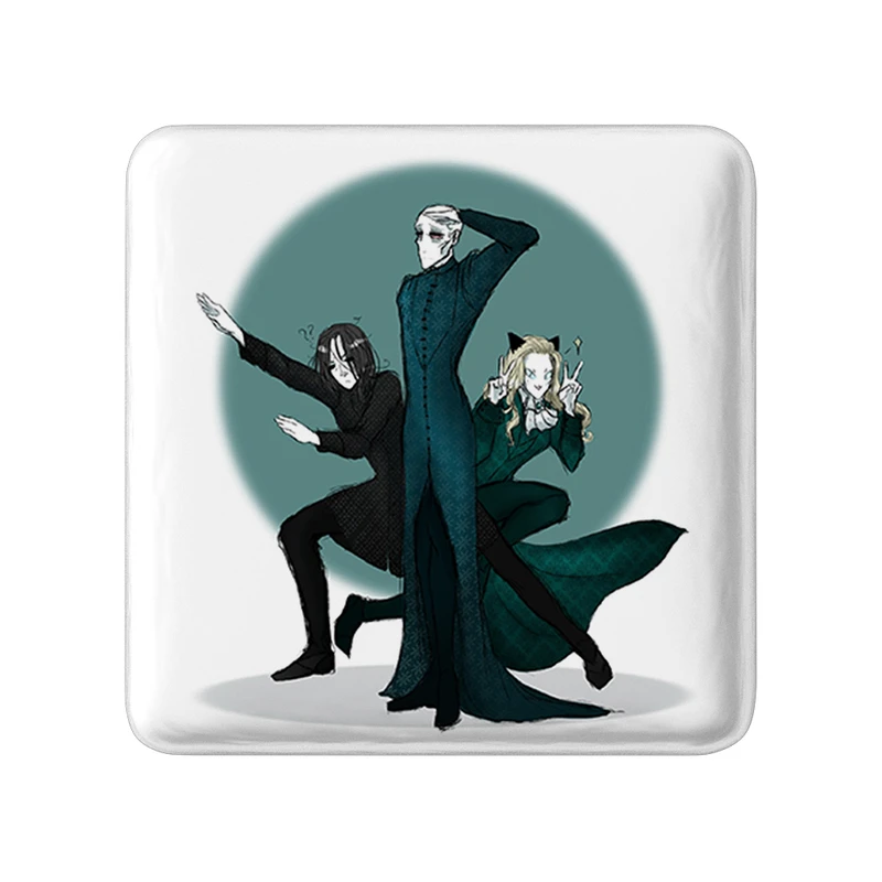 مگنت خندالو طرح مرگ خواران هری پاتر Harry Potter  مدل مربعی کد 19366