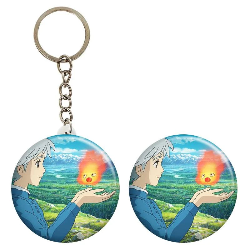 پیکسل گالری باجو طرح انیمه قلعه متحرک هاول کد howl moving castle 80 به همراه جاکلیدی