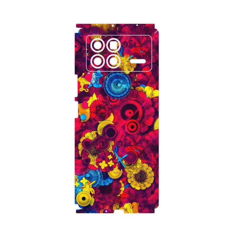 برچسب پوششی ماهوت مدل Vector Flower Garden Digital Art-FullSkin مناسب برای گوشی موبایل شیائومی Mix Fold 3