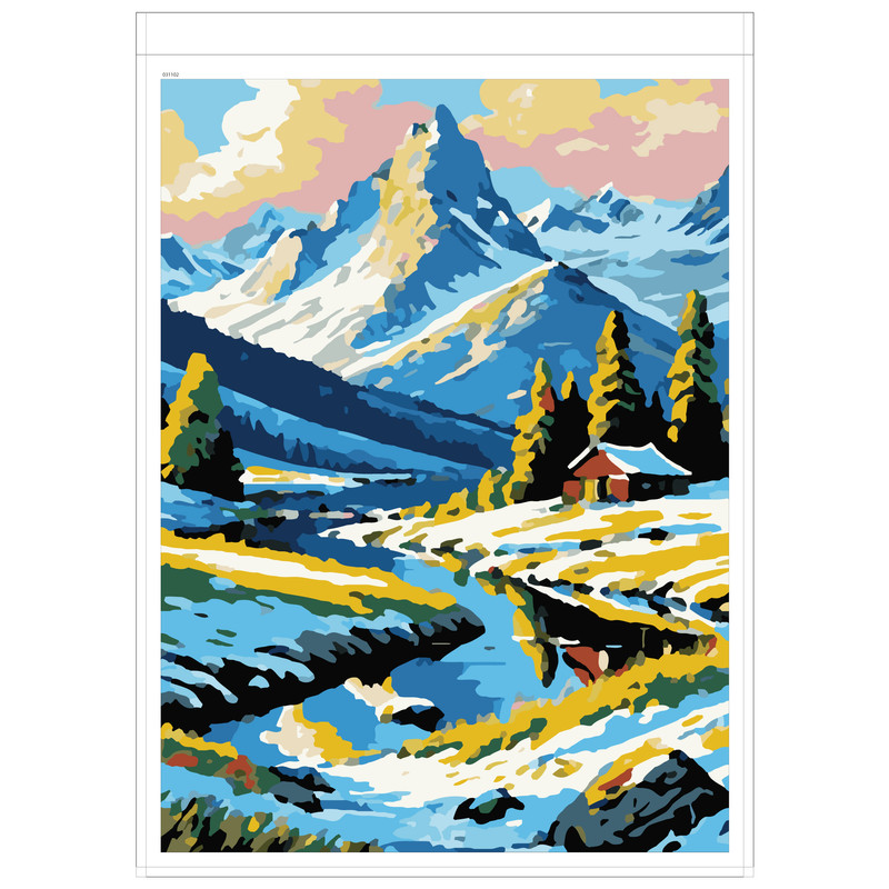 بسته رنگ آمیزی سالوت مدل آکرولیک کد 031102 مجموعه 18 عددی