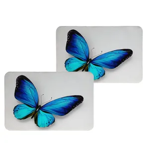 زیربشقابی طرح پروانه کد 9014 بسته 2 عددی 