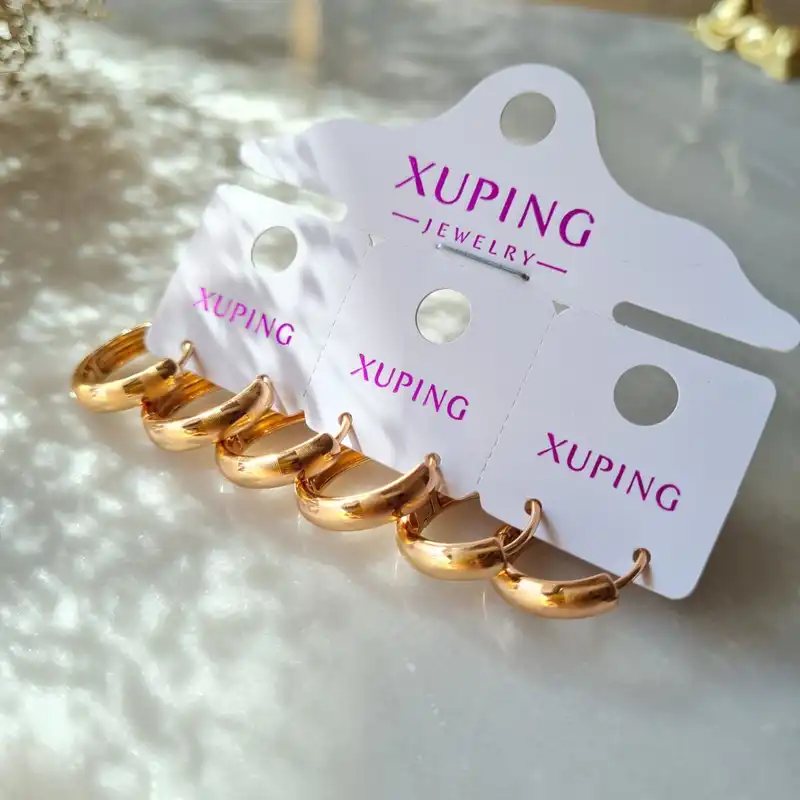 گوشواره زنانه ژوپینگ مدل حلقه ای