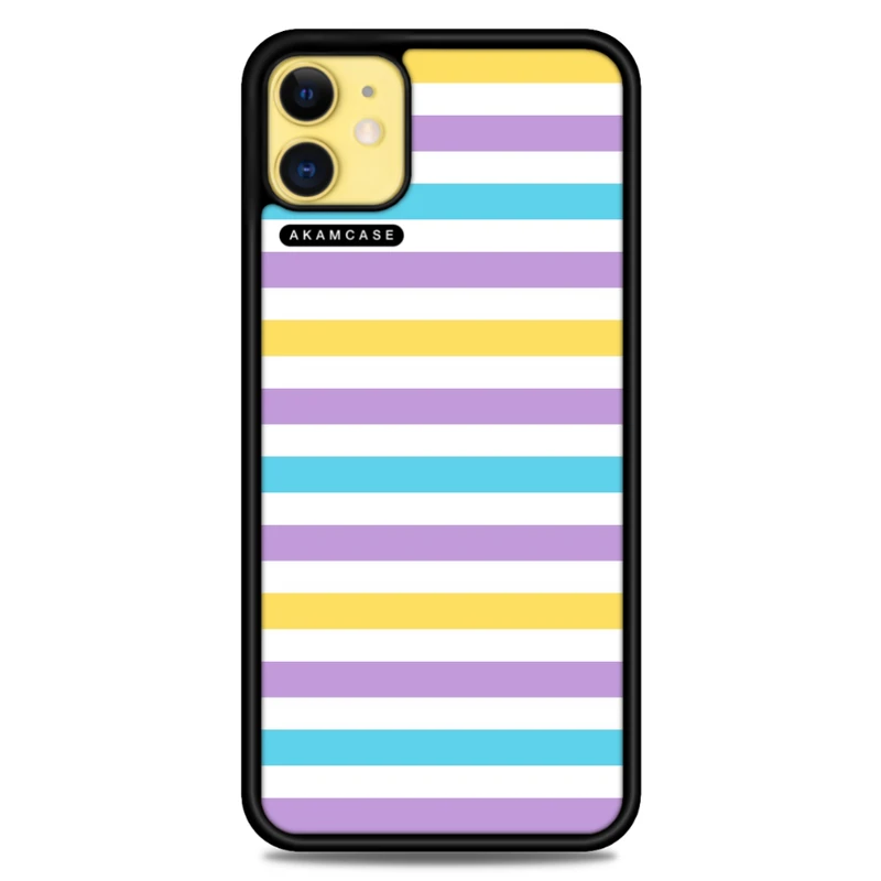 کاور آکام مدل AMC-WA11-PASTEL PATTERN7 مناسب برای گوشی موبایل اپل iPhone 11
