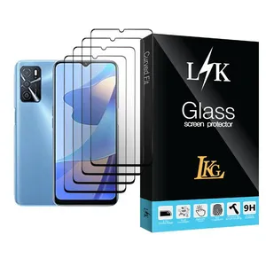 LKG LK Glass MIX004 Screen Protector For Oppo A16 Pack Of 4