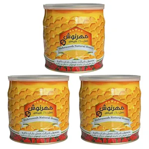 عسل شهد 100 درصد طبیعی مهرنوش - 1 کیلوگرم بسته 3 عددی