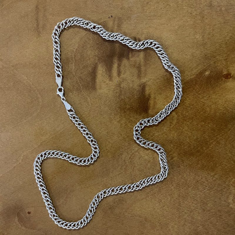 زنجیر نقره مردانه گالری ظهیرالدینی مدل Double 60-65 زنجیر نقره مردانه گالری ظهیرالدینی مدل Double 60-65