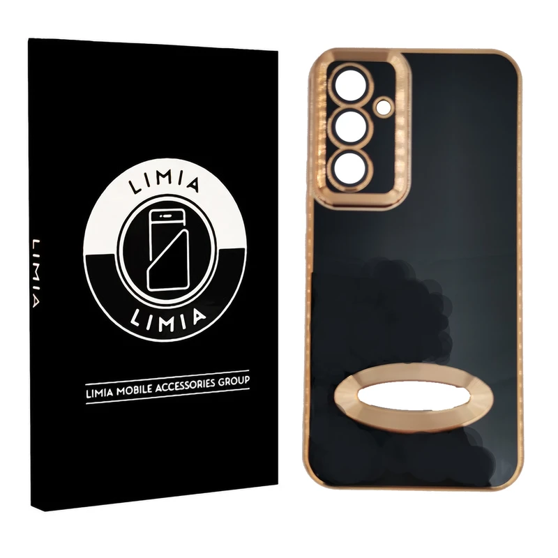 کاور لیمیا مدل کلاسیک لنزدار ژله ای طرح الکترورینگ مناسب برای گوشی موبایل سامسونگ Galaxy A54