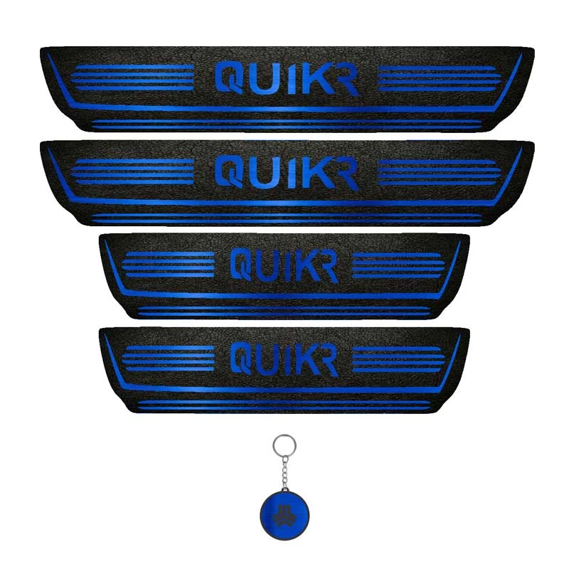 برچسب پارکابی خودرو لندمون کد LM145 MR مناسب برای کوئیک آر مجموعه 4 عددی به همراه جا کلیدی