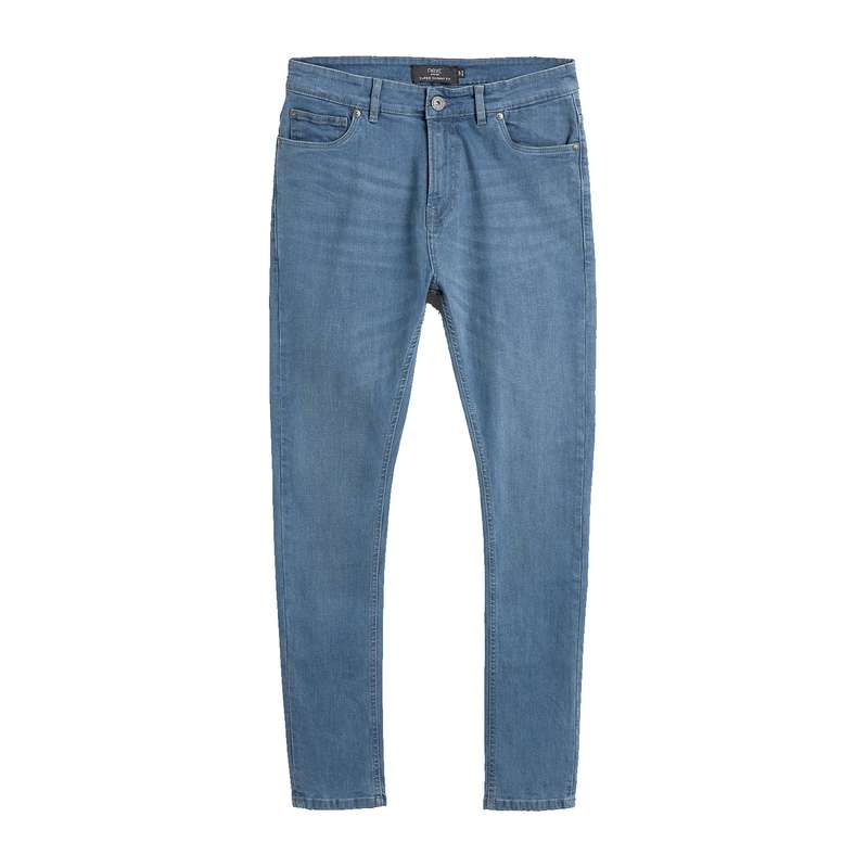 شلوار جین مردانه نکست مدل SUPER-SKINNY رنگ آبی