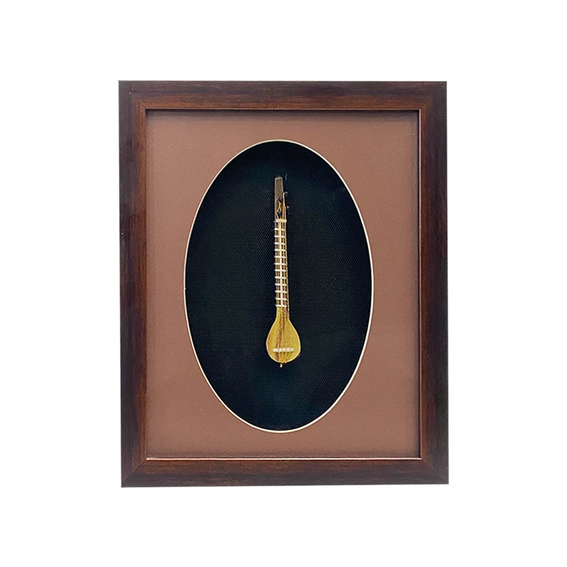تابلو بکلیت طرح سه تار مدل GH-204-2025 فریم قهوه ای 
