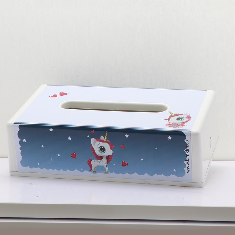 جا دستمال کاغذی کودک مدل یونیکورن