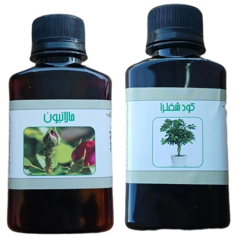 کود مایع شفلرا و مالاتیون مدل life - D حجم 110 میلی لیتر بسته 2 عددی