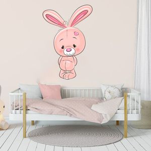 نقد و بررسی استیکر دیواری کودک مدل خرگوش کوچولو توسط خریداران