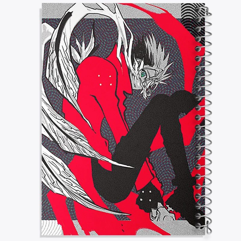 دفتر شطرنجی 50 برگ خندالو مدل وش انیمه تریگان (Trigun) کد 36234