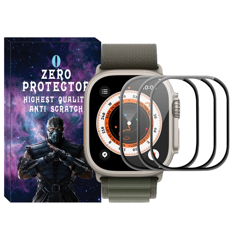 محافظ صفحه نمایش نانو زیرو مدل PMA-ZR مناسب برای اپل واچ Ultra / Ultra 2 49mm بسته سه عددی