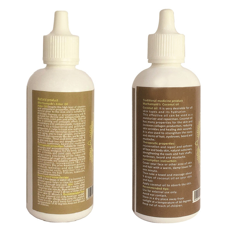 روغن مو مرهم یاب مدل نارگیل و زنیان حجم 80 میلی لیتر مجموعه 2 عددی