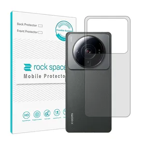 Transparent Rockspace HyGEL model phone back protector suitable for Xiaomi 12S Ultra mobile phone