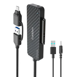 مبدل USB / USB-C به SATA / هاب USB3 ارلدام مدل W37
