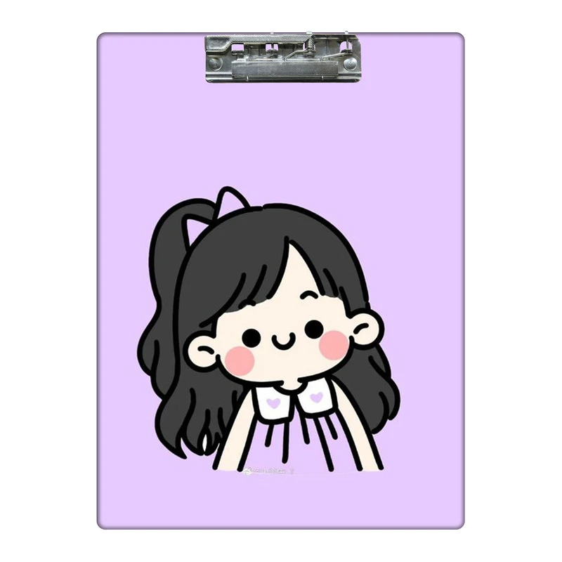 تخته شاسی طرح دختر کیوت با پیراهن کد 3182511 سایز A4