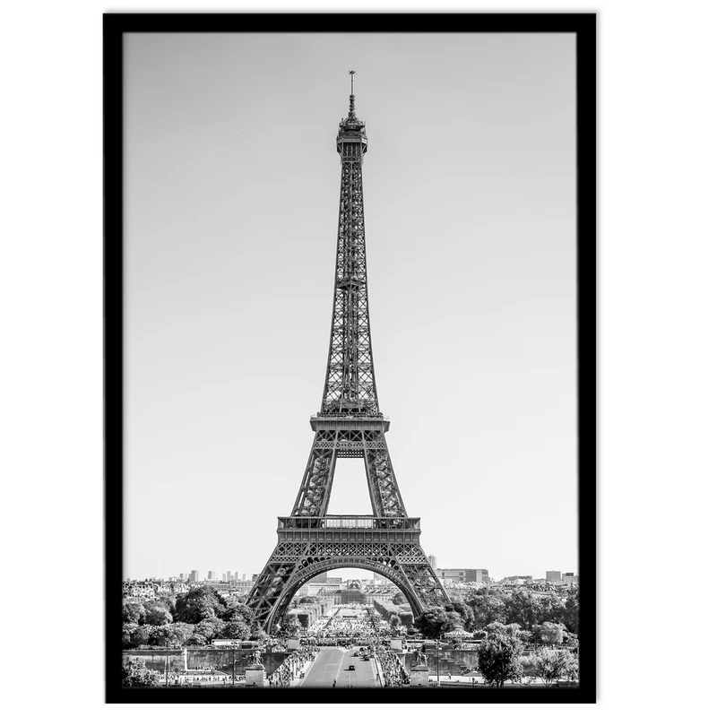 تابلو بکلیت طرح منظره شهری پاریس برج ایفل مدل B-S1381
