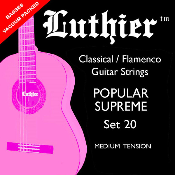 سیم گیتار کلاسیک لوتیر مدل Luthier popular supreme set 20