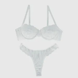 ست سوتین و شورت توری زنانه ژینا کد 2010