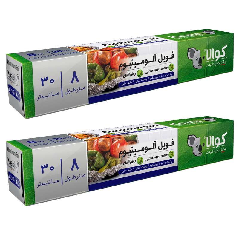 فویل کوالا مدل 8m30cm رول 8 متری مجموعه دو عددی