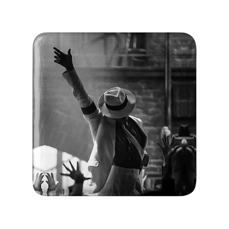 مگنت خندالو طرح مایکل جکسون Michael Jackson مدل مربعی کد 19246