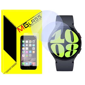 محافظ صفحه نمایش شیشه‌ای ام‌گلس مدل SH-MG مناسب برای ساعت هوشمند سامسونگ Galaxy watch 6 40mm بسته دو عددی