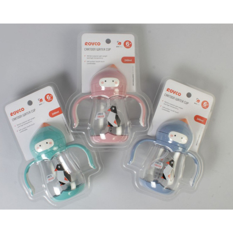 لیوان آب خوری کودک رووکو کد 03 حجم 240 میلی لیتر