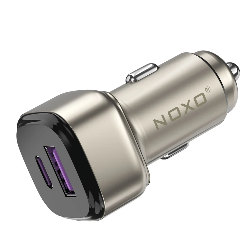 شارژر فندکی 55 وات 2 پورت نوکسو مدل Metal ccN_p-5