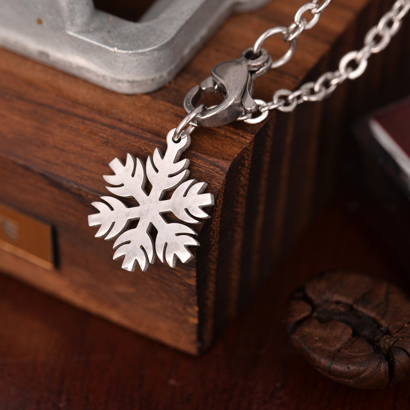 آویز ساعت زنانه طرح برف کد AS1125