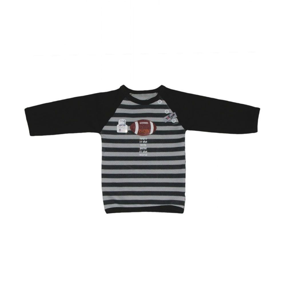ست تی شرت و شلوار نوزادی تاپ لاین مدل راگبی کد 006SR -  - 2