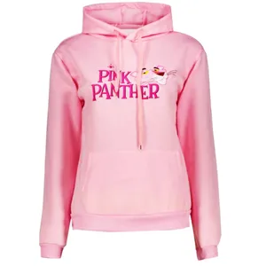 هودی زنانه مدل طرح پلنگ صورتی کد 01