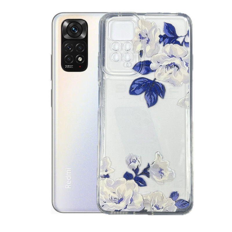 کاور طرح گل رز مناسب برای گوشی موبایل شیائومی Redmi Note 11 4g