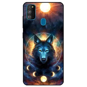 Megafone Wolf and Moon 8006 Cover For Samsung Galaxy M21 / M30 S