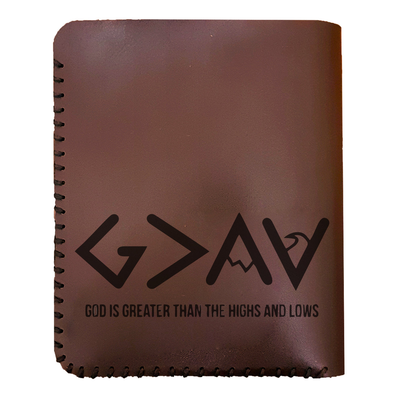 کیف پول مردانه طرح God Is Greater کد 8010
