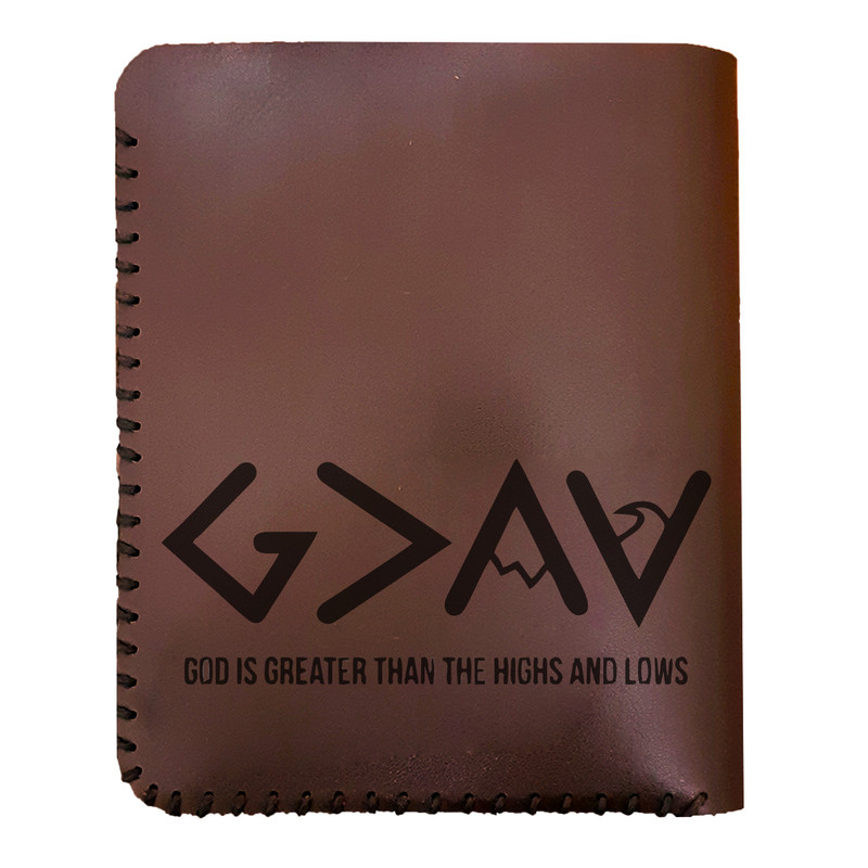 کیف پول مردانه طرح God Is Greater کد 8010