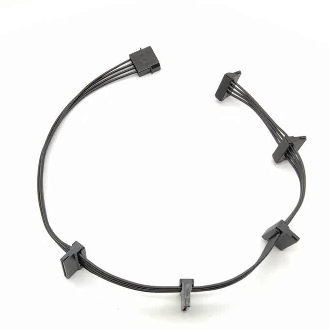 کابل تبدیل برق 4 پین مولکس به 5 ساتا مدل 4pin5sata