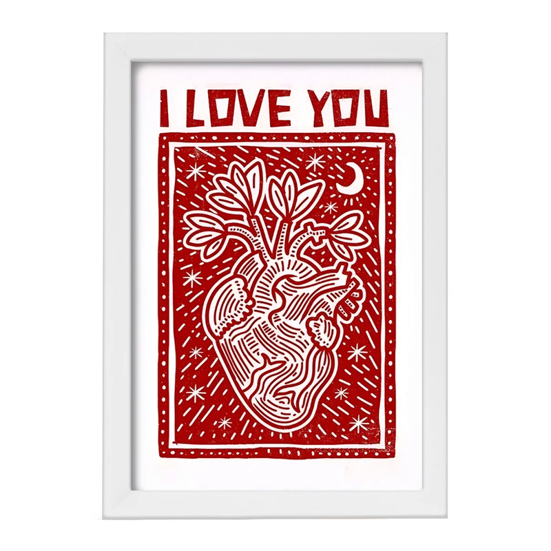 تابلو خندالو مدل I Love You کد F10121
