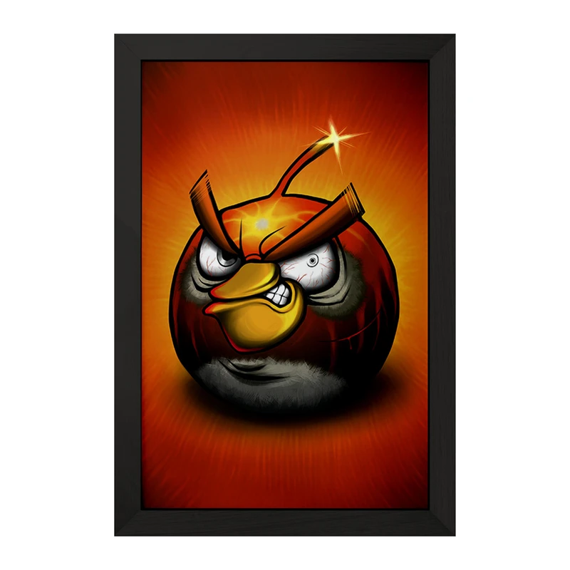 تابلو خندالو مدل پرندگان خشمگین کد F2219