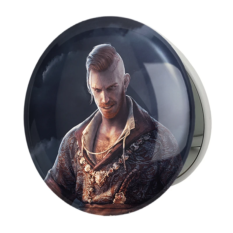 آینه جیبی خندالو طرح اولگیرد فون اورک ویچر مدل تاشو کد 30927