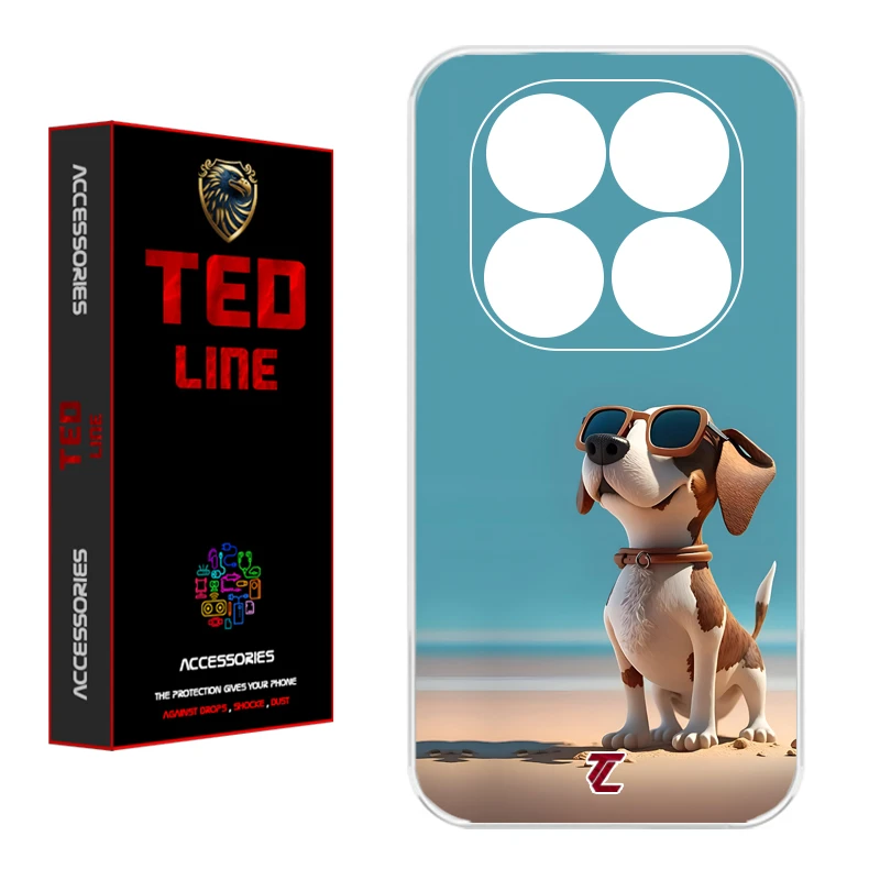 کاور تدلاین طرح سگ کد 1187 مناسب برای گوشی موبایل شیائومی Poco X7 / Redmi Note 14 Pro 4G