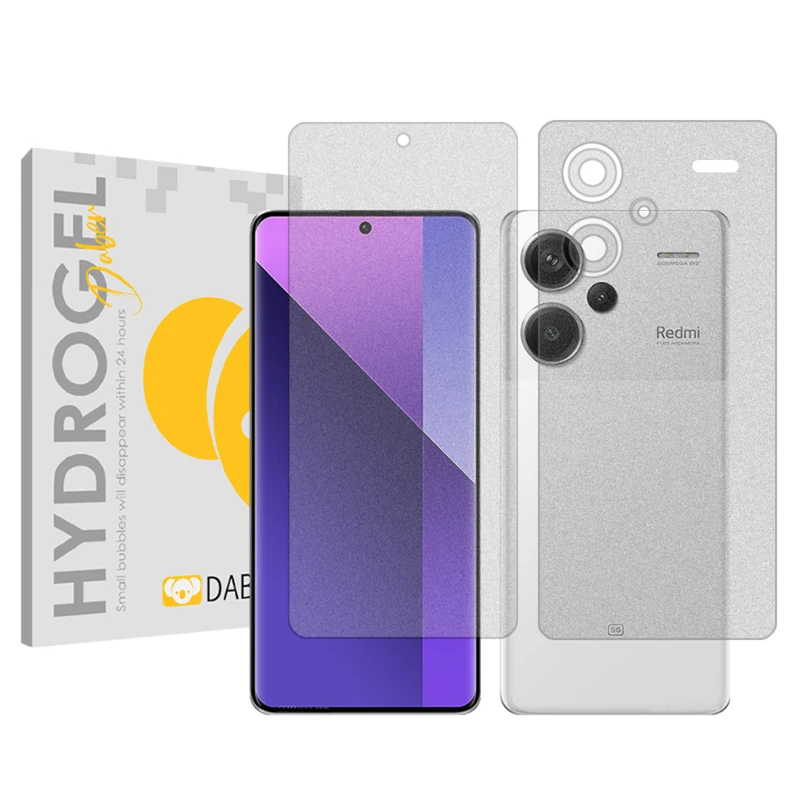 محافظ صفحه نمایش مات دبن مدل Tough مناسب برای گوشی موبایل شیائومی Redmi Note 13 Pro Plus به همراه محافظ پشت گوشی