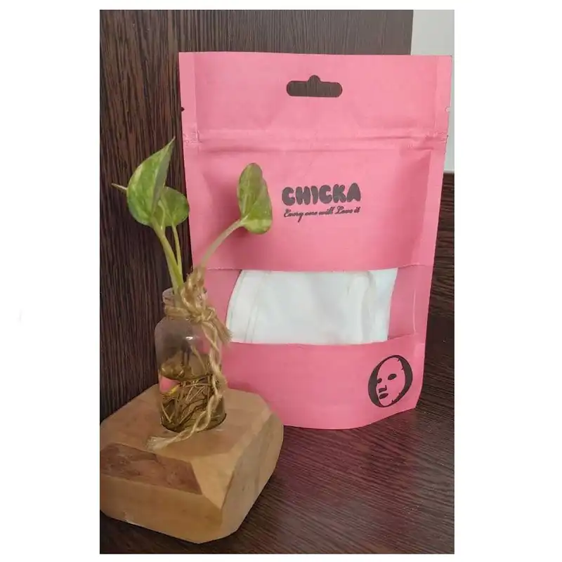 پد ماسک ورقه ای صورت چیکا مدل badonya174 بسته 32 عددی