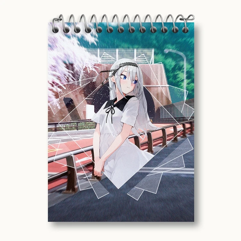 دفتر یادداشت 50 برگ خندالو مدل کی شیروگانه انیمه کاگویا ساما کد 16047