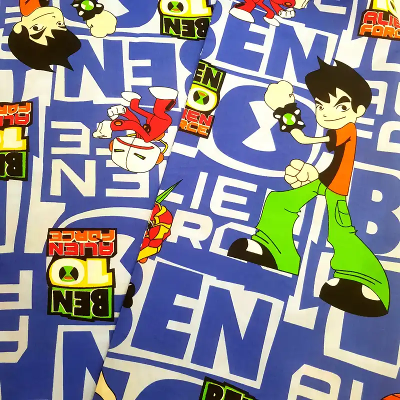 پارچه ملحفه طرح بن تن کد  A100-A