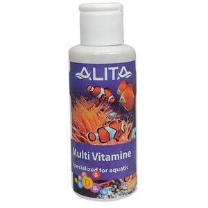 محلول مولتی ویتامین آبزیان مدل آلیتا حجم 120 میلی لیتر